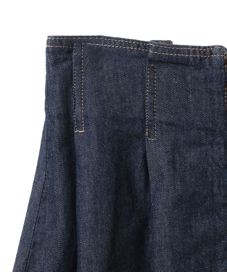 earth music&ecology「フロントZIPデニムスカート」|フレア|