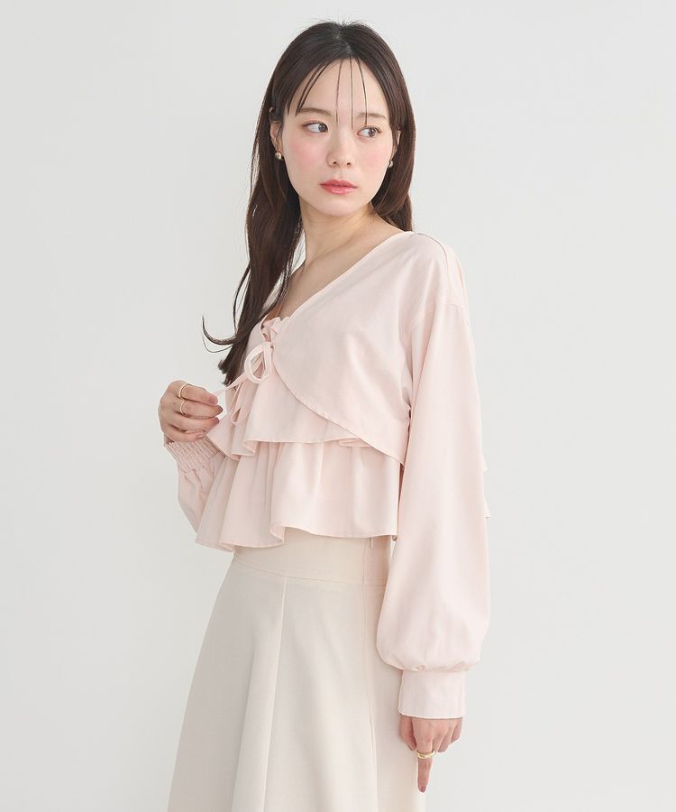 earth music&ecology「ティアードアンサンブルブラウス」|シャツ・ブラウス|