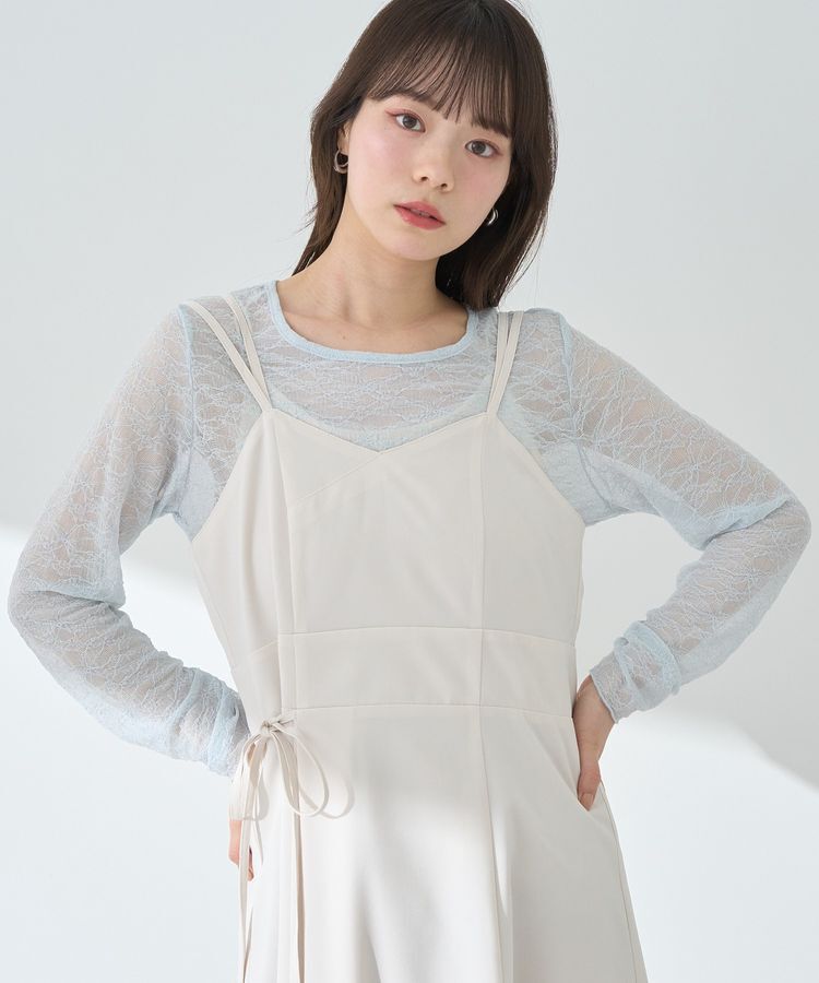 earth music&ecology「シアーレースプルオーバー」|Tシャツ・カットソー|