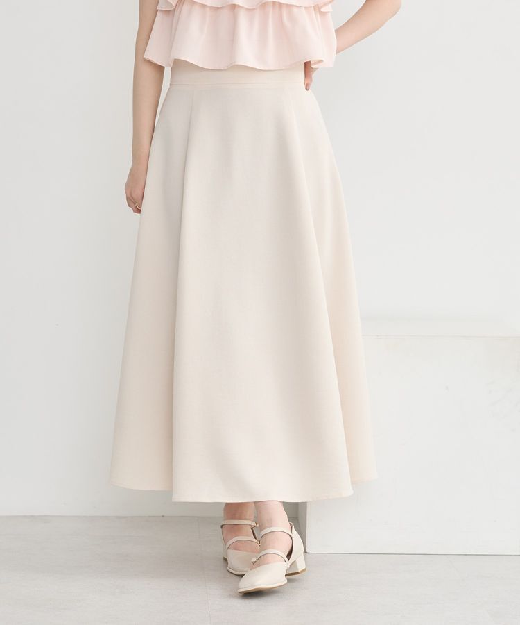 earth music&ecology「バックレースアップスカート」|フレア|