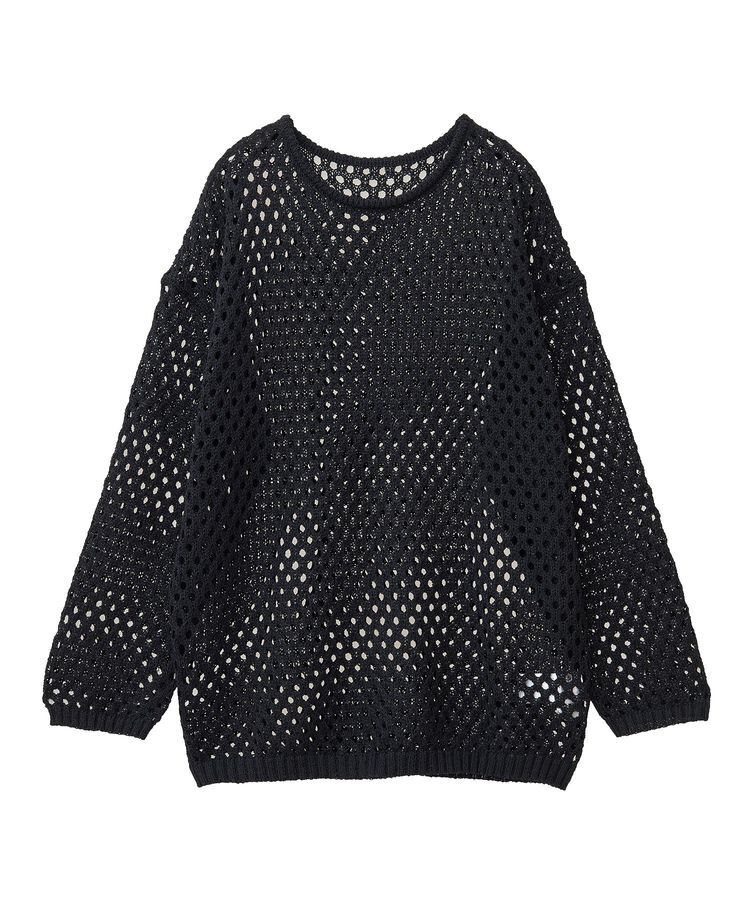 earth music&ecology「カラーメッシュプルオーバー」|チュニック|