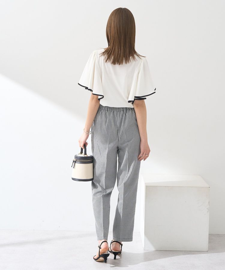 earth music&ecology「パイピングフレアスリーブカットソー」|Tシャツ・カットソー|