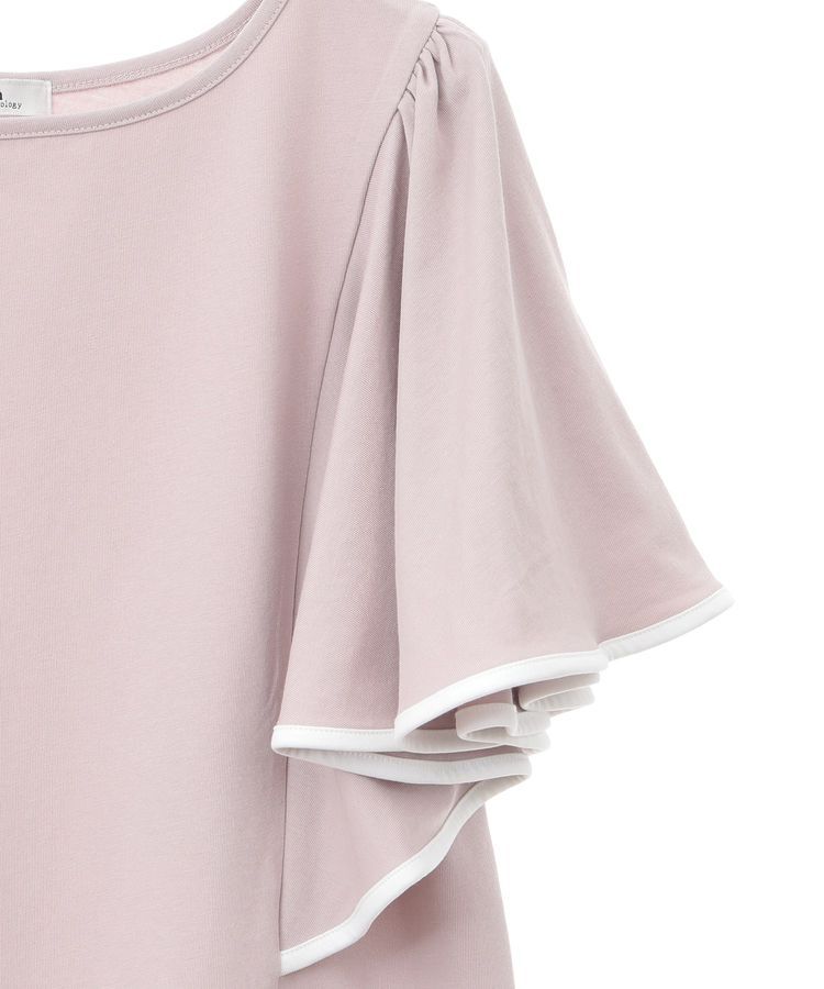 earth music&ecology「パイピングフレアスリーブカットソー」|Tシャツ・カットソー|