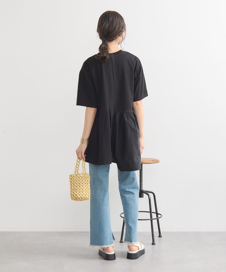 earth music&ecology「ドッキングヘムプルオーバー」|Tシャツ・カットソー|