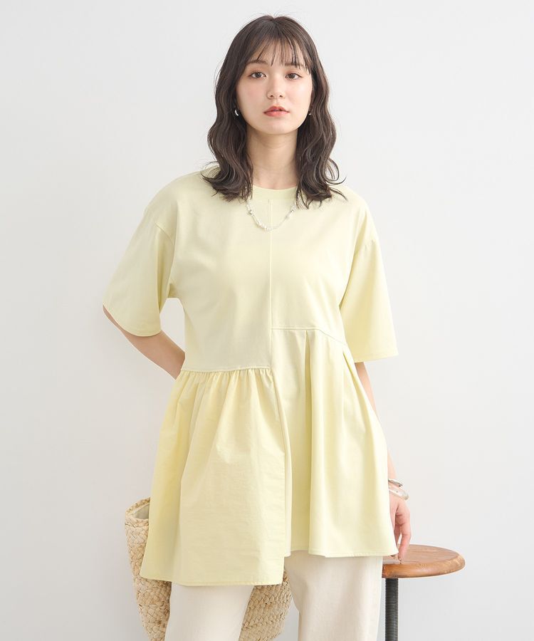 earth music&ecology「ドッキングヘムプルオーバー」|Tシャツ・カットソー|