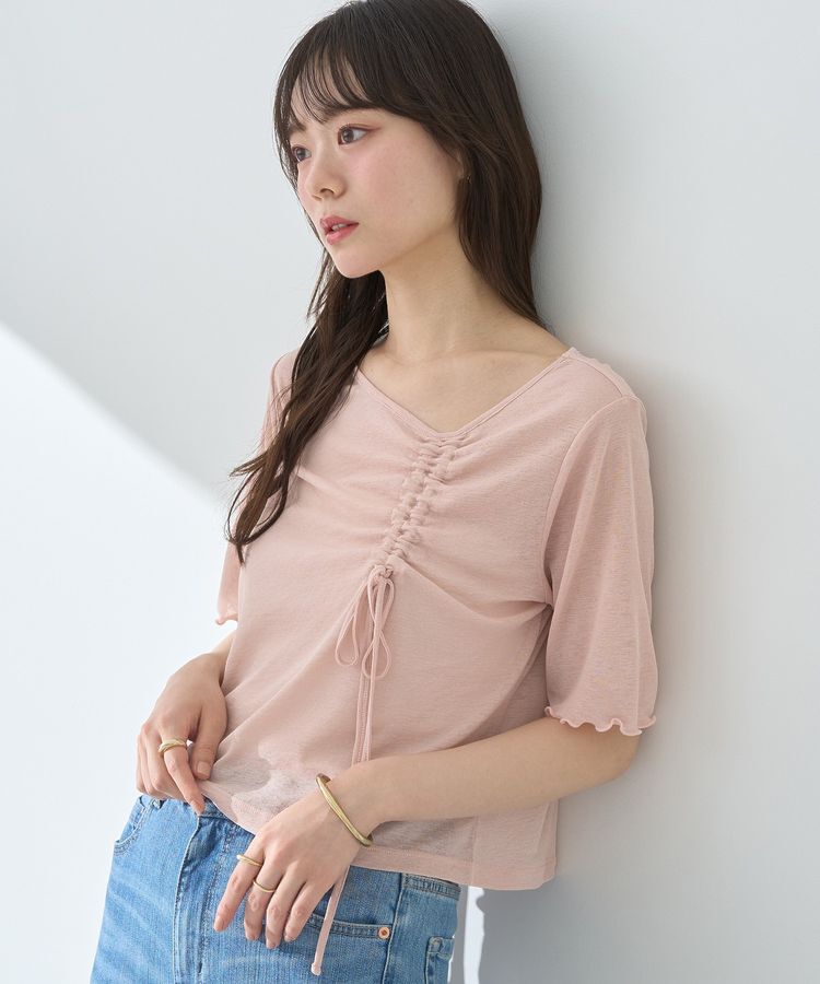 earth music&ecology「アシメネックドロストシアープルオーバー」|Tシャツ・カットソー|