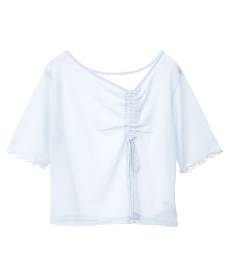 earth music&ecology「アシメネックドロストシアープルオーバー」|Tシャツ・カットソー|