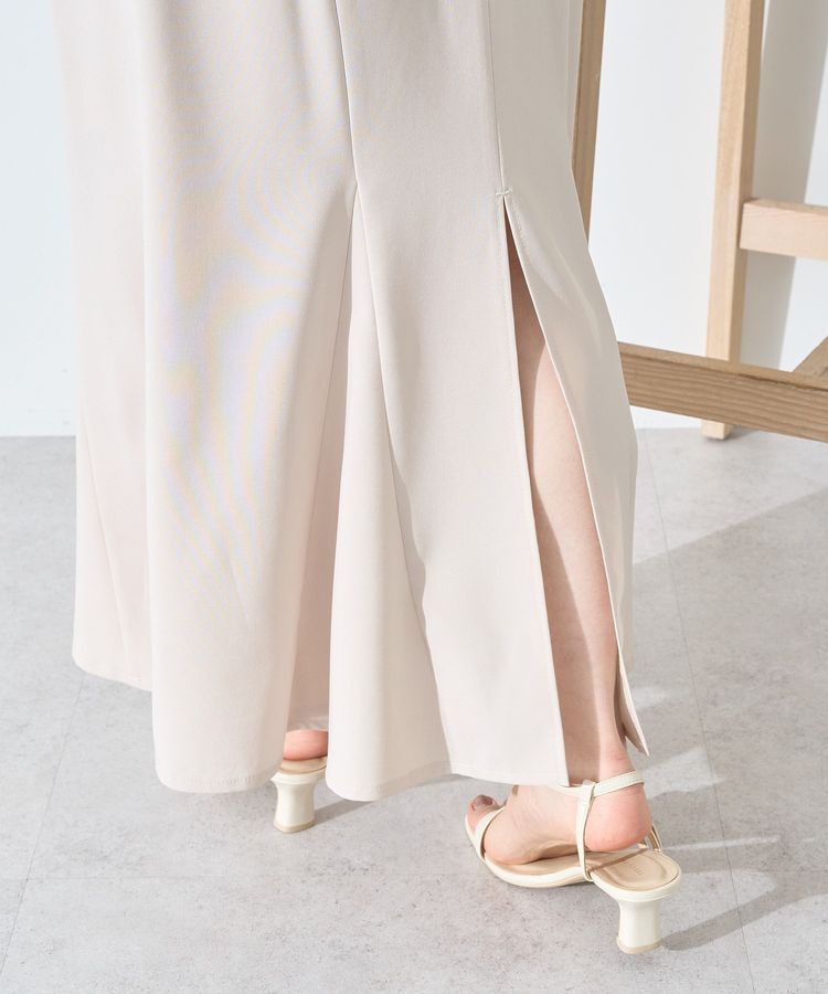 earth music&ecology「サイドリブパネルラインマーメイドスカート」|タイト|