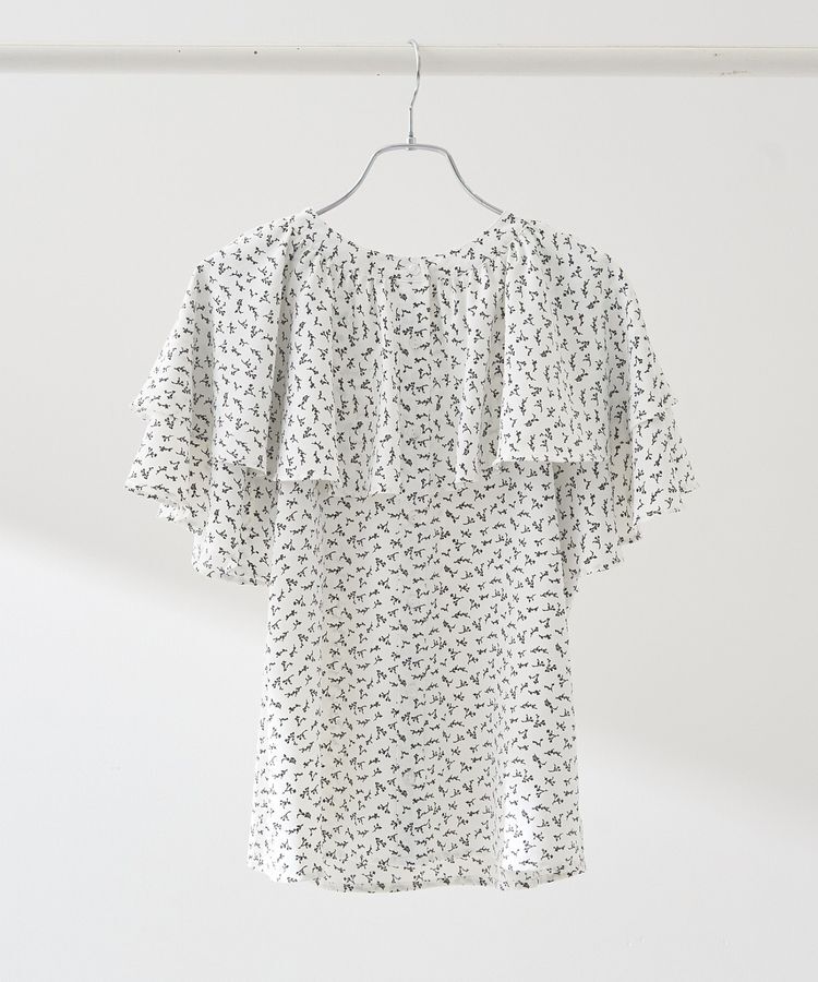 earth music&ecology「ケープブラウス」|シャツ・ブラウス|