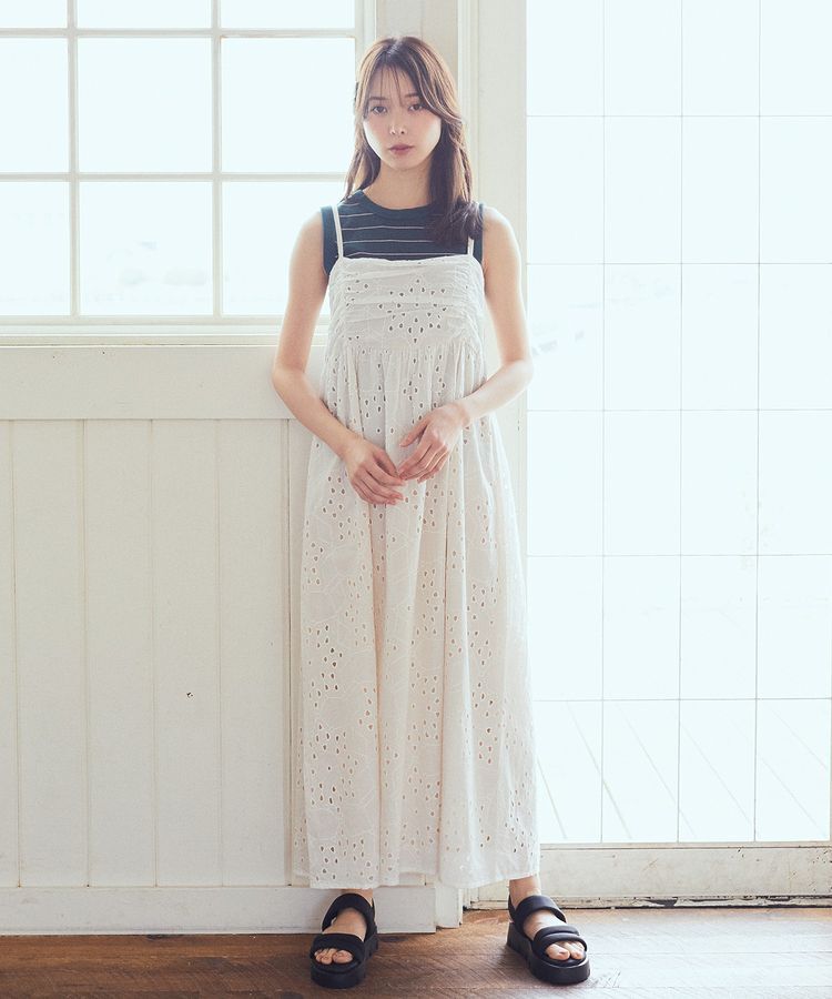 earth music&ecology「リブタンクトップ」|キャミソール|