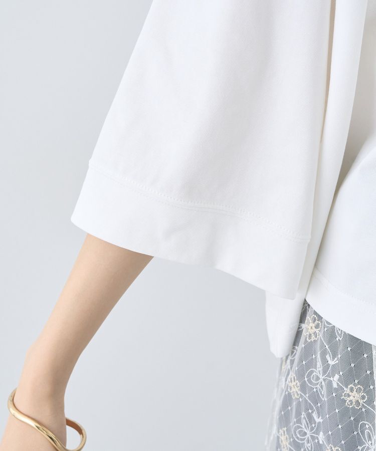 earth music&ecology「バックギャザーTee」|Tシャツ・カットソー|