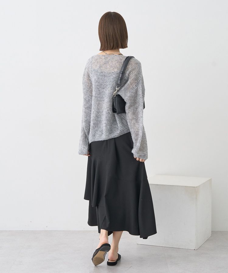 earth music&ecology「ティアードイレヘムスカート」|フレア|