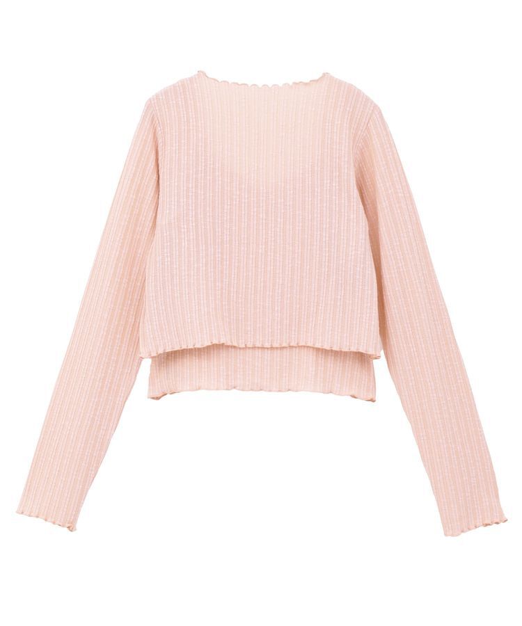 earth music&ecology「SET2点メローボレロ＋フリルキャミソール」|カーディガン|