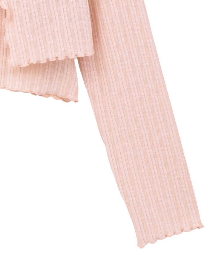 earth music&ecology「SET2点メローボレロ＋フリルキャミソール」|カーディガン|