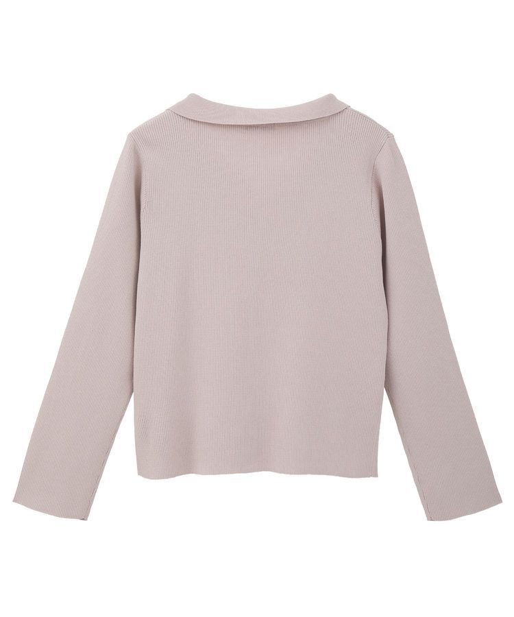 earth music&ecology「襟付きニットカーディガン」|カーディガン|