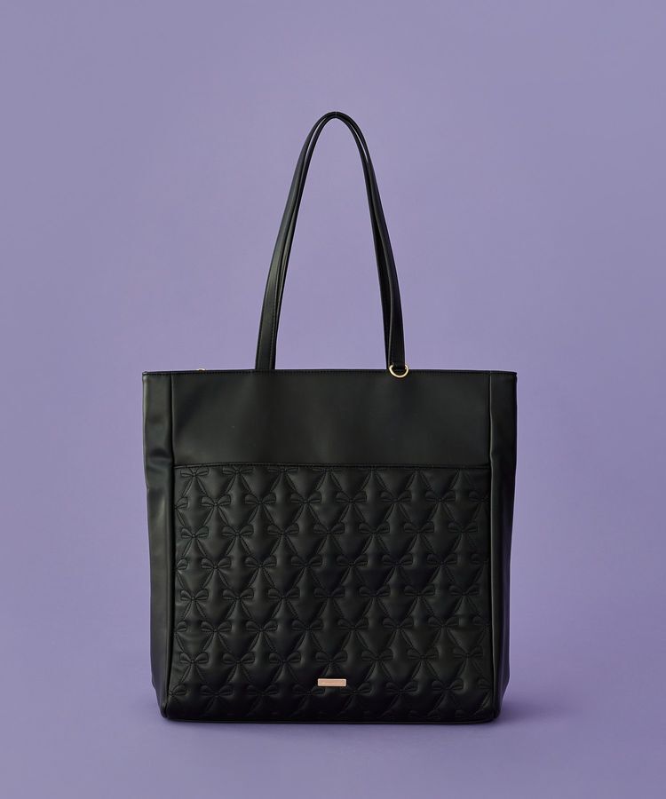 Maison de FLEUR「リボンキルティングキャリーオントート」|トートバッグ|