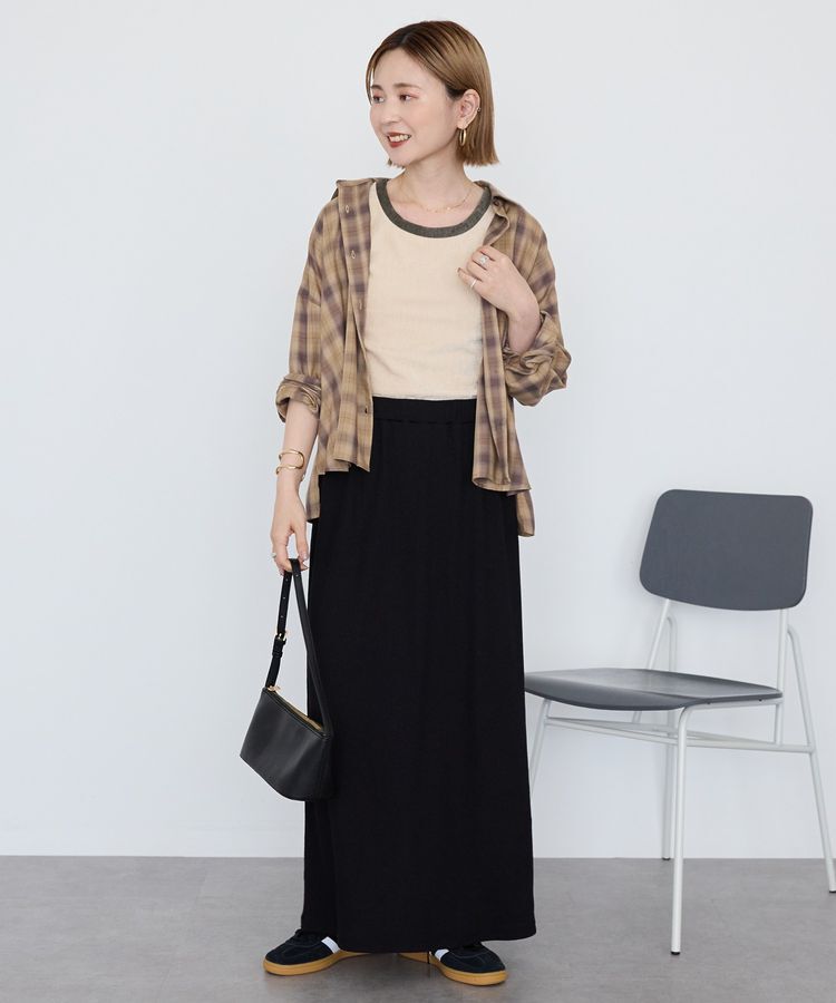 AMERICAN HOLIC「イージーケアチェックショート丈シャツ」|シャツ・ブラウス|