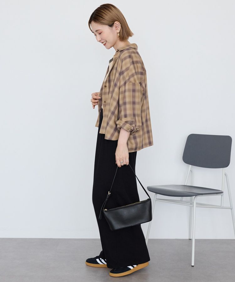 AMERICAN HOLIC「イージーケアチェックショート丈シャツ」|シャツ・ブラウス|