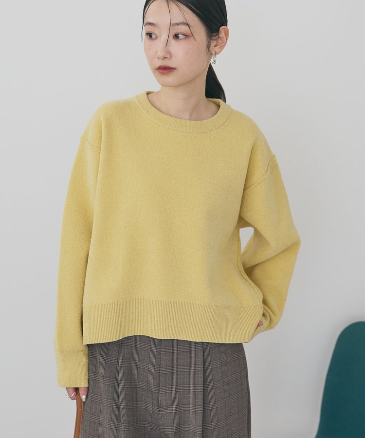 AMERICAN HOLIC「【選べる丈】モールニットプルオーバー」|ニット・セーター|Mustard