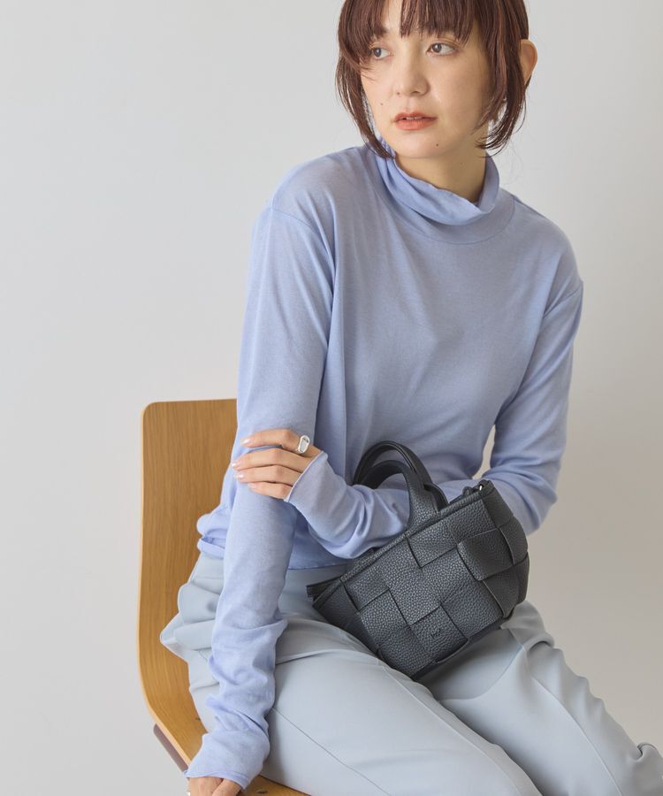 AMERICAN HOLIC「シアーハイネックインナー」|Tシャツ・カットソー|Blue