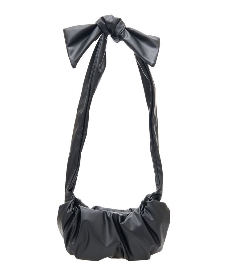 Green Parks「・QUON ギャザーリボンショルダー」|ショルダー・メッセンジャー|