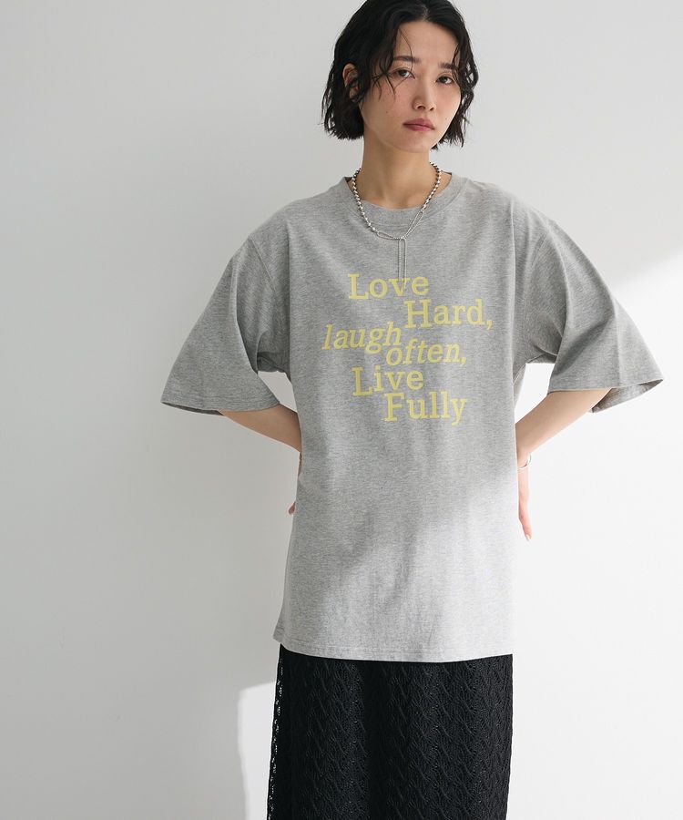 Green Parks「・ELENCARE DUE ロゴpt 6分袖TEE」|Tシャツ・カットソー|