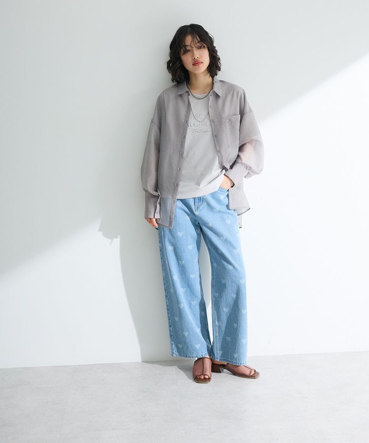 Green Parks「箔プリントフェミニンロゴTシャツ」|Tシャツ・カットソー|