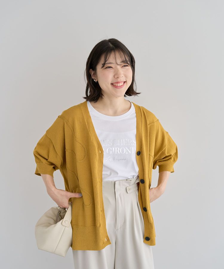 Green Parks「箔プリントフェミニンロゴTシャツ」|Tシャツ・カットソー|