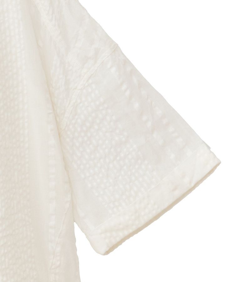 Green Parks「インド綿 SET2点 ギャザーシャツ+布帛インナー」|シャツ・ブラウス|