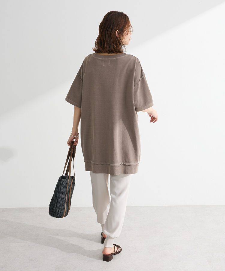 armonia「ピグメント裏毛切りっぱなしチュニック」|チュニック|