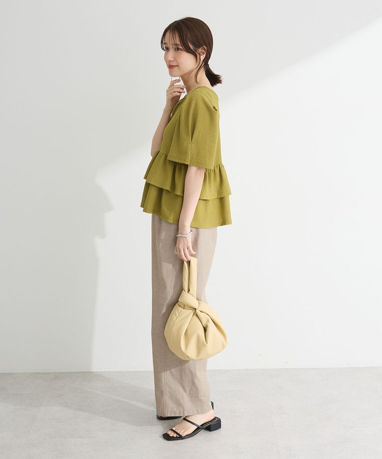 Green Parks「・PetitFleur 2wayダイヤ柄プルオーバー」|Tシャツ・カットソー|