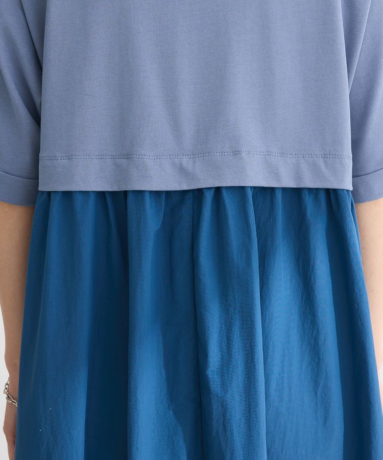 Green Parks「ナイロンドッキングロゴワンピース」|ワンピース|