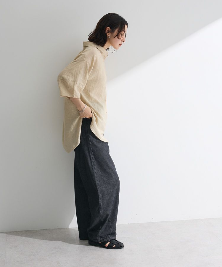 Green Parks「・ELENCARE DUEシアーボリュームスリーブシャツ」|シャツ・ブラウス|