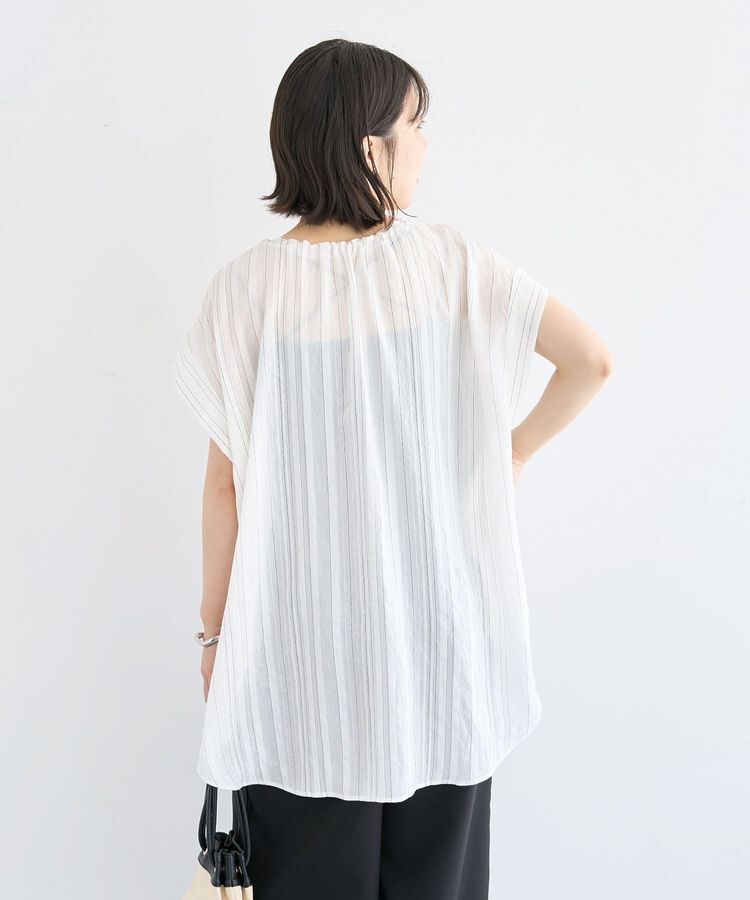 Green Parks「ドロストネックフレンチスリーブブラウス」|シャツ・ブラウス|