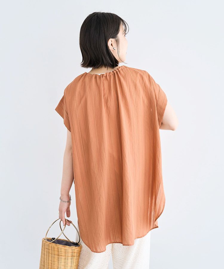 Green Parks「ドロストネックフレンチスリーブブラウス」|シャツ・ブラウス|