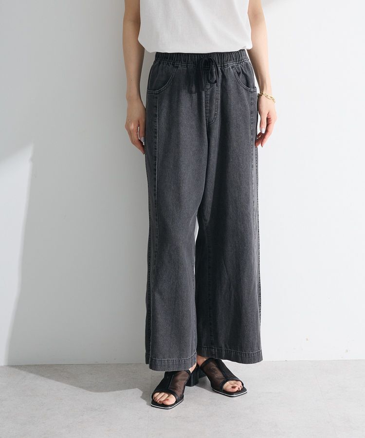 Green Parks「ライトデニムイージーバギーパンツ」|デニム|
