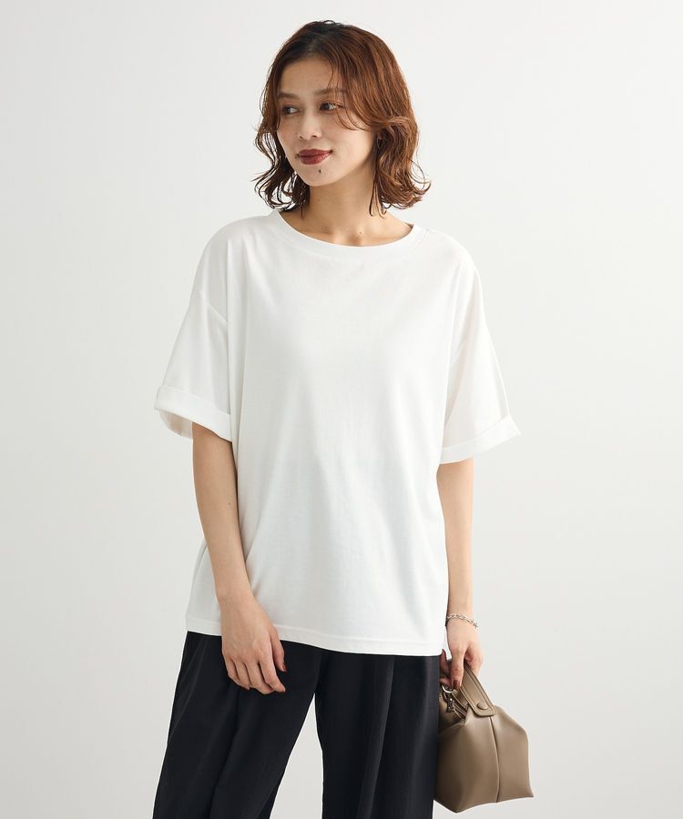 Green Parks「・swing by シルケットオーバーサイズTEE」|Tシャツ・カットソー|Off White