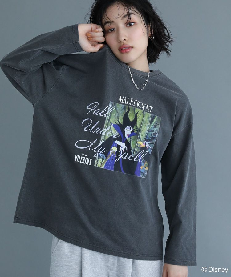 Green Parks「VILLAINS/ピグメントプリント長袖Tシャツ」|Tシャツ・カットソー|