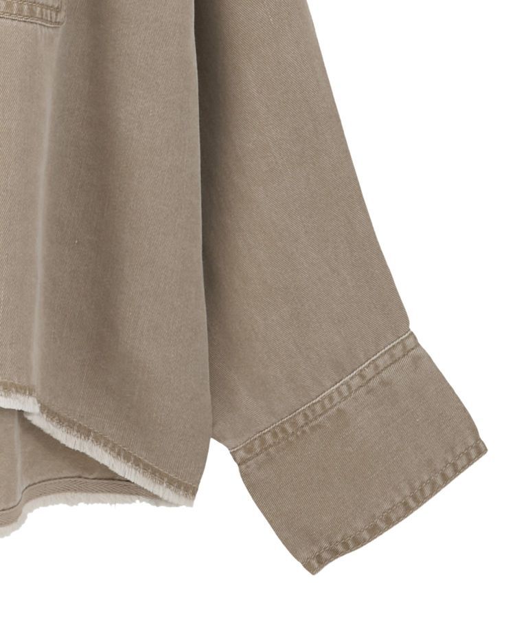 Green Parks「裾フリンジヴィンテージ風シャツ」|シャツ・ブラウス|