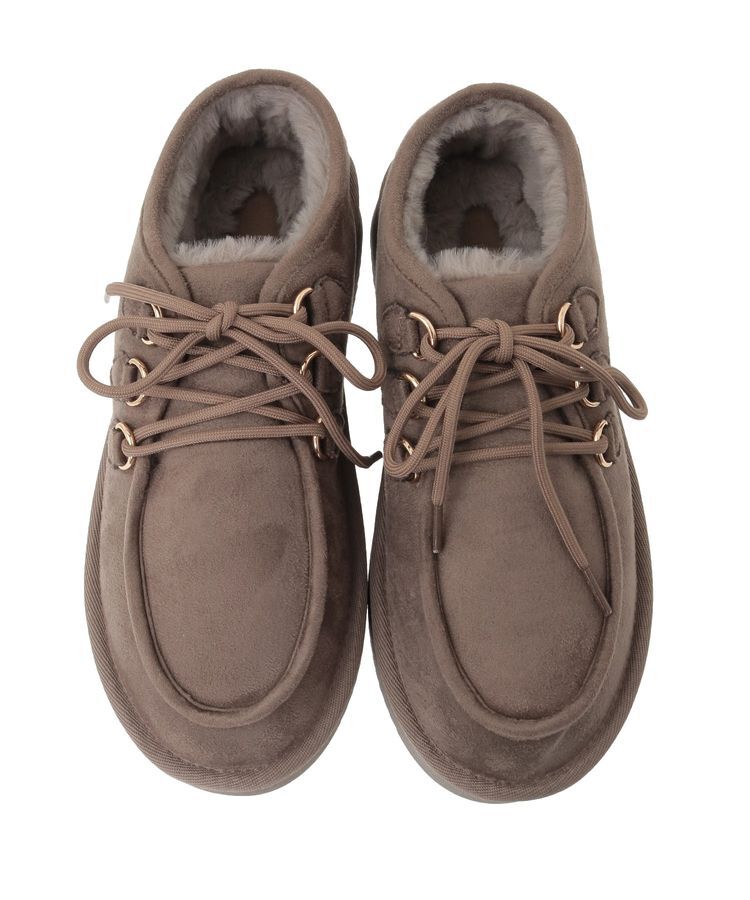 armonia「RUPIS.レースアップファーモカシューズ」|ショートブーツ|