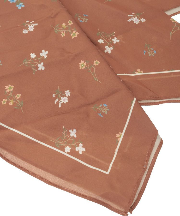 Green Parks「フラワーシルキースカーフ」|バンダナ・スカーフ|