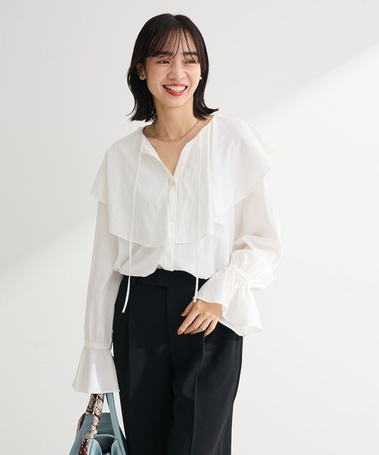 Green Parks「ラッフルブラウス」|シャツ・ブラウス|