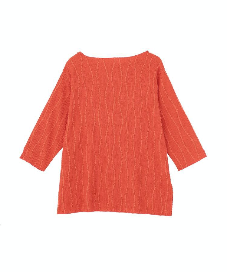 Green Parks「5分袖表面感カットプルオーバー」|Tシャツ・カットソー|