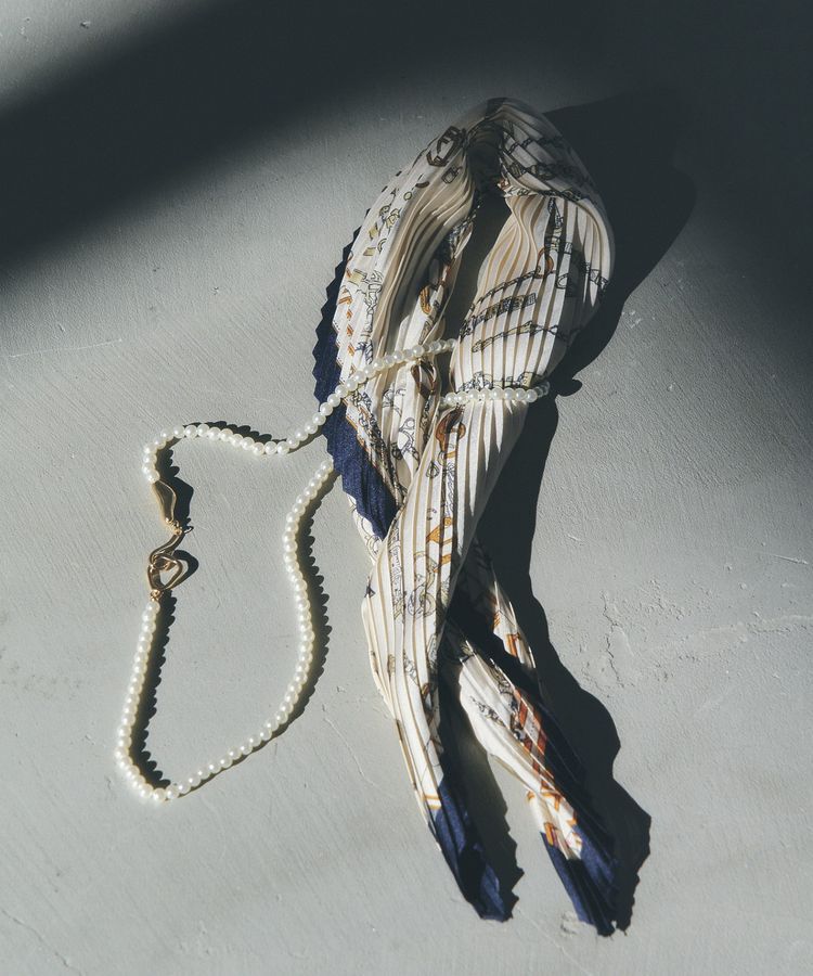 YECCA VECCA「パールフックネックレス」|ネックレス|