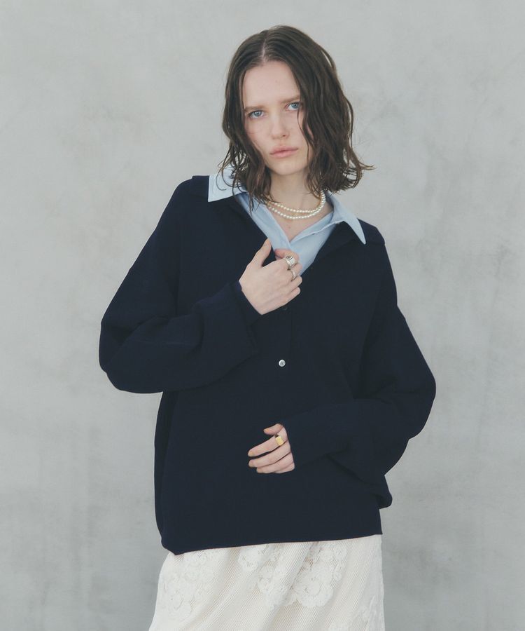 YECCA VECCA「パールフックネックレス」|ネックレス|