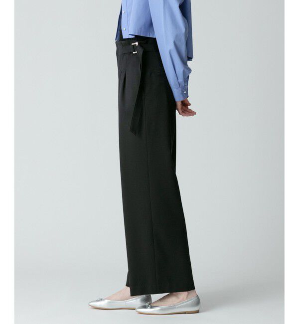 allureville「ウールチノサイドドロストワイドパンツ」|チノ|