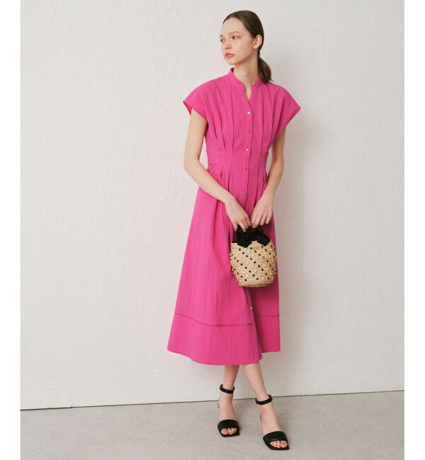 LOULOU WILLOUGHBY「【LOULOU WILLOUGHBY】リップルタックワンピース」|ワンピース|