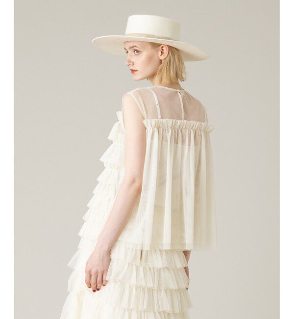 LOULOU WILLOUGHBY「【LOULOU WILLOUGHBY】チュールブラウス」|シャツ・ブラウス|