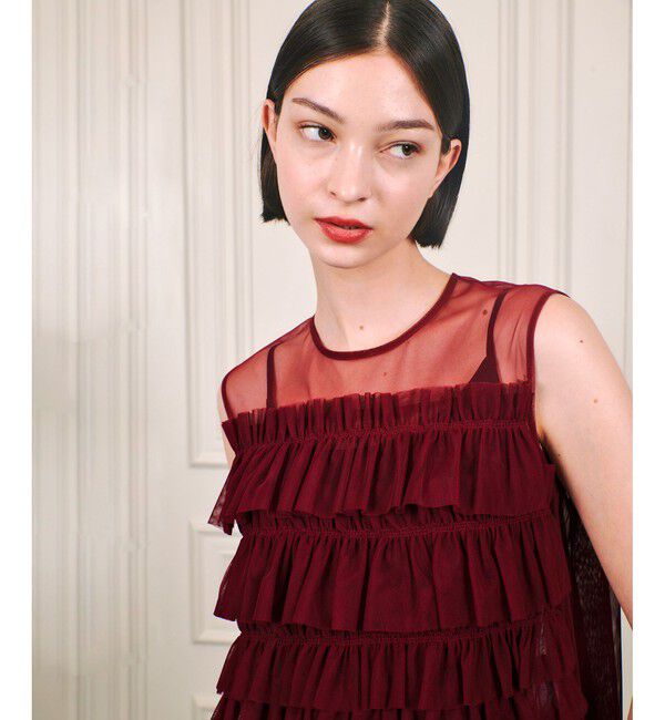 LOULOU WILLOUGHBY「【LOULOU WILLOUGHBY】チュールブラウス」|シャツ・ブラウス|