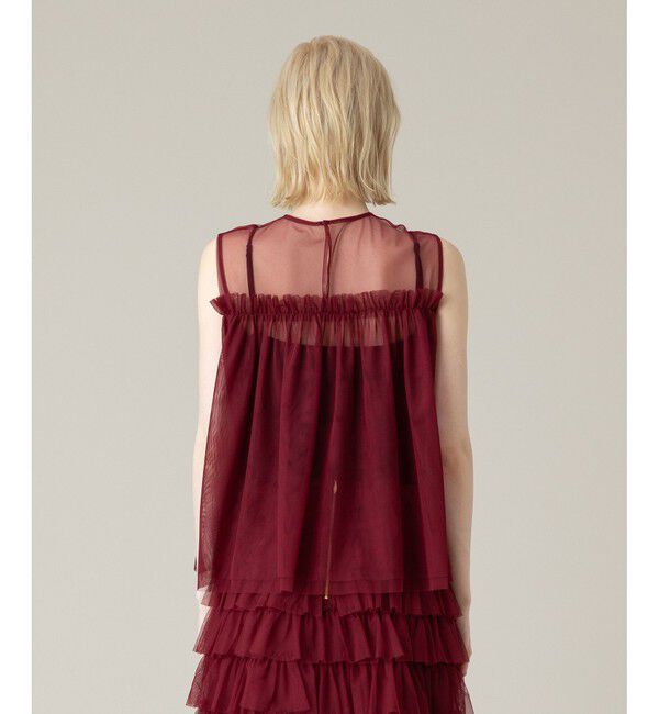 LOULOU WILLOUGHBY「【LOULOU WILLOUGHBY】チュールブラウス」|シャツ・ブラウス|